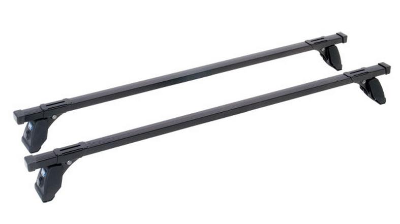 Barres De Toit Acier Noir Vw Amarok 2010+ (Double Cab)