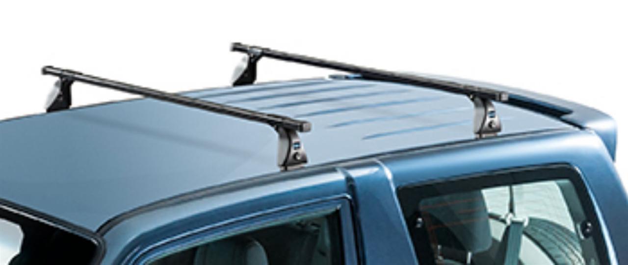 Barres De Toit Noires Isuzu Dmax 2012+ (Double Cab) (La Paire)