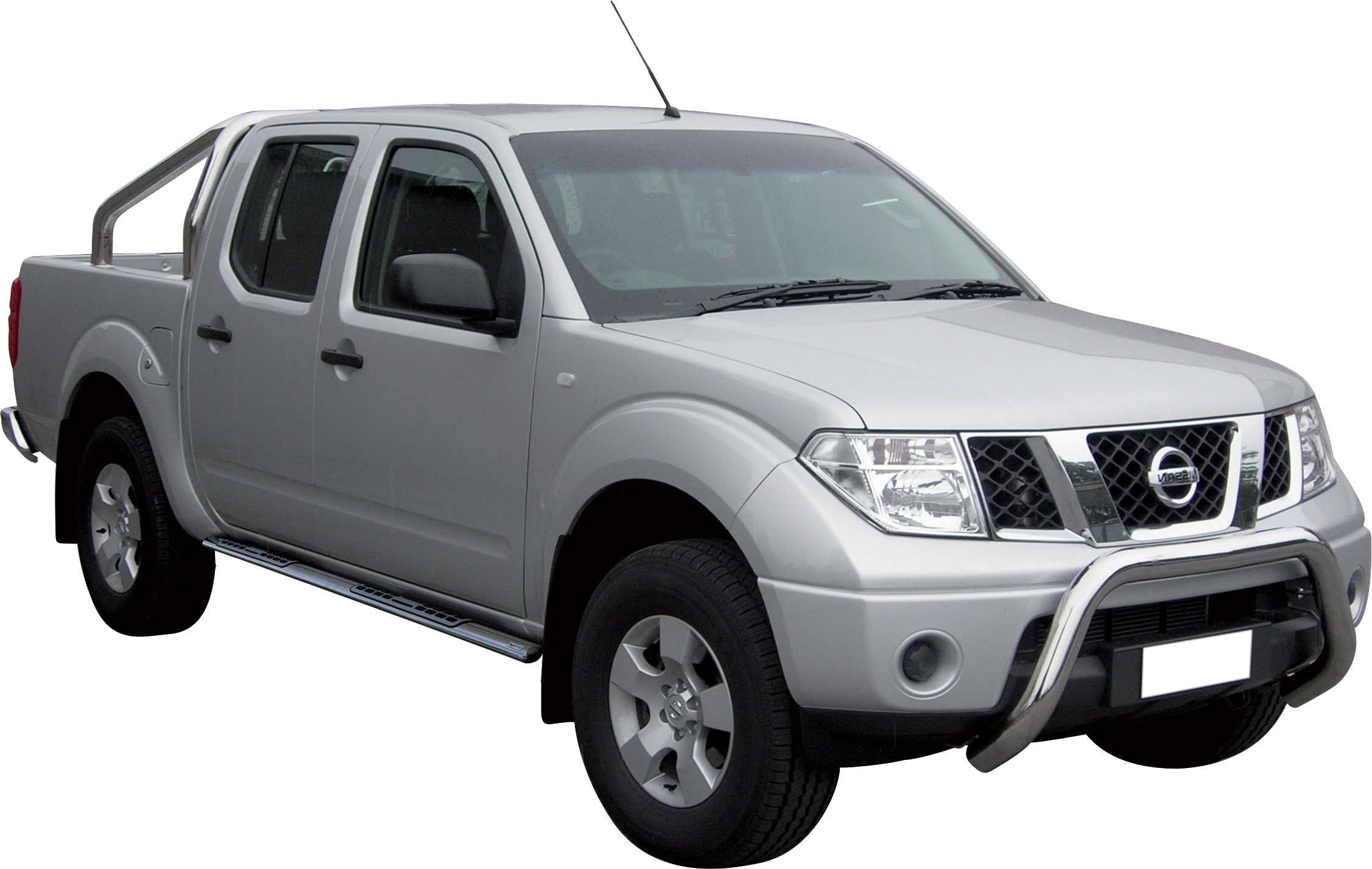 Tubes Marche Pieds Ovale Inox Design Nissan Navara D40 Double Cab 2005