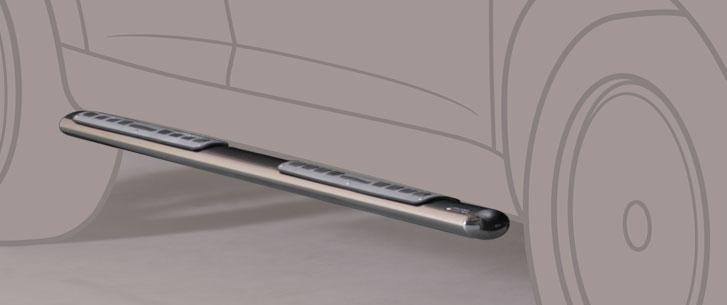 Tubes Marche Pieds Ovale Inox Design Citroen C Crosser 2008+