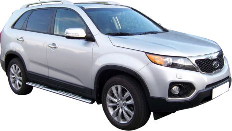 Tubes Marche Pieds Ovale Inox Design Kia Sorento 2009+