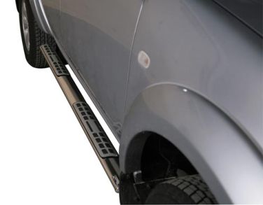 Tubes Marche Pieds Ovale Inox Design Mitsubishi L200 Dle Cab 2010+
