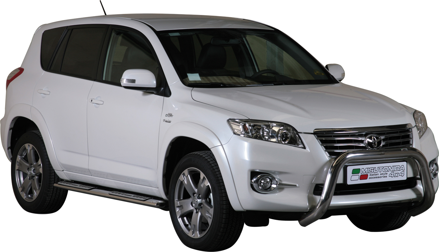 Tubes Marche Pieds Ovale Inox Design Toyota Rav4 2010/2012