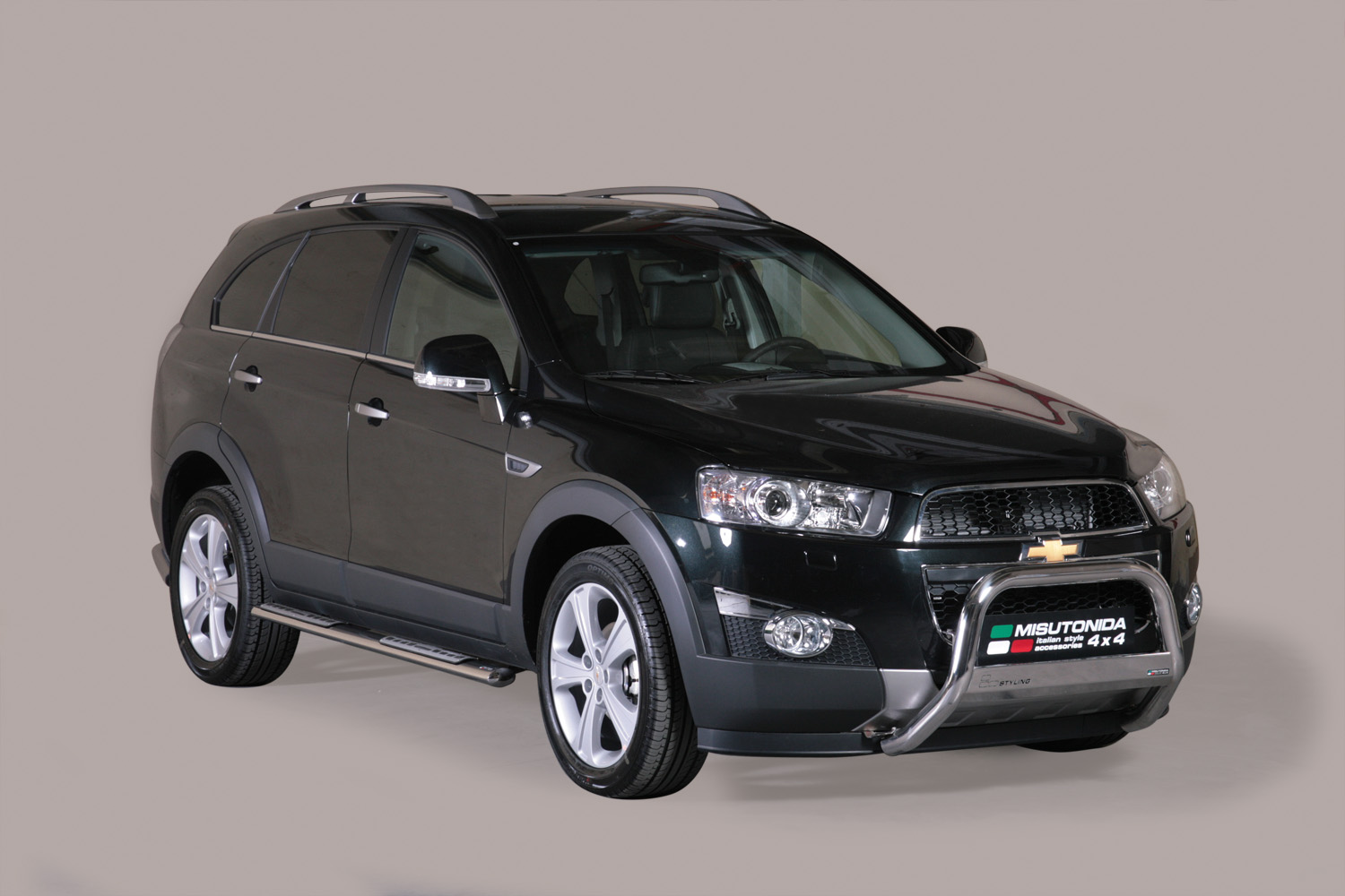 Tubes Marche Pieds Ovale Inox Design Chevrolet Captiva 2011+