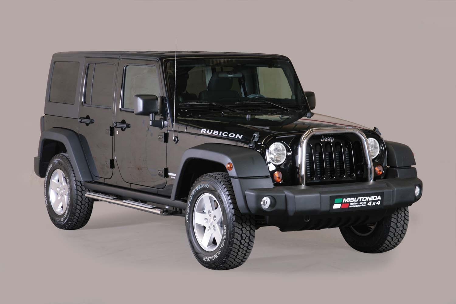 Tubes Marche Pieds Ovale Inox Design Jeep Wrangler 2011+ 5Portes