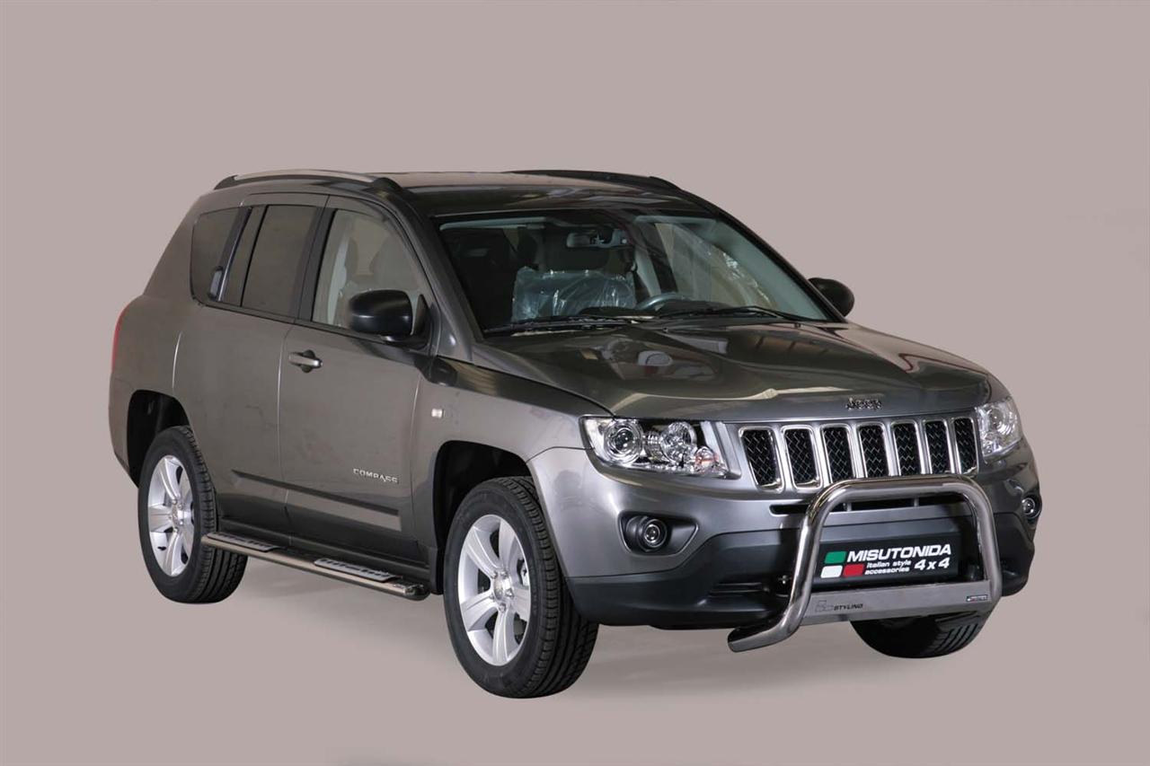 Tubes Marche Pieds Ovale Inox Design Jeep Compas 2011+