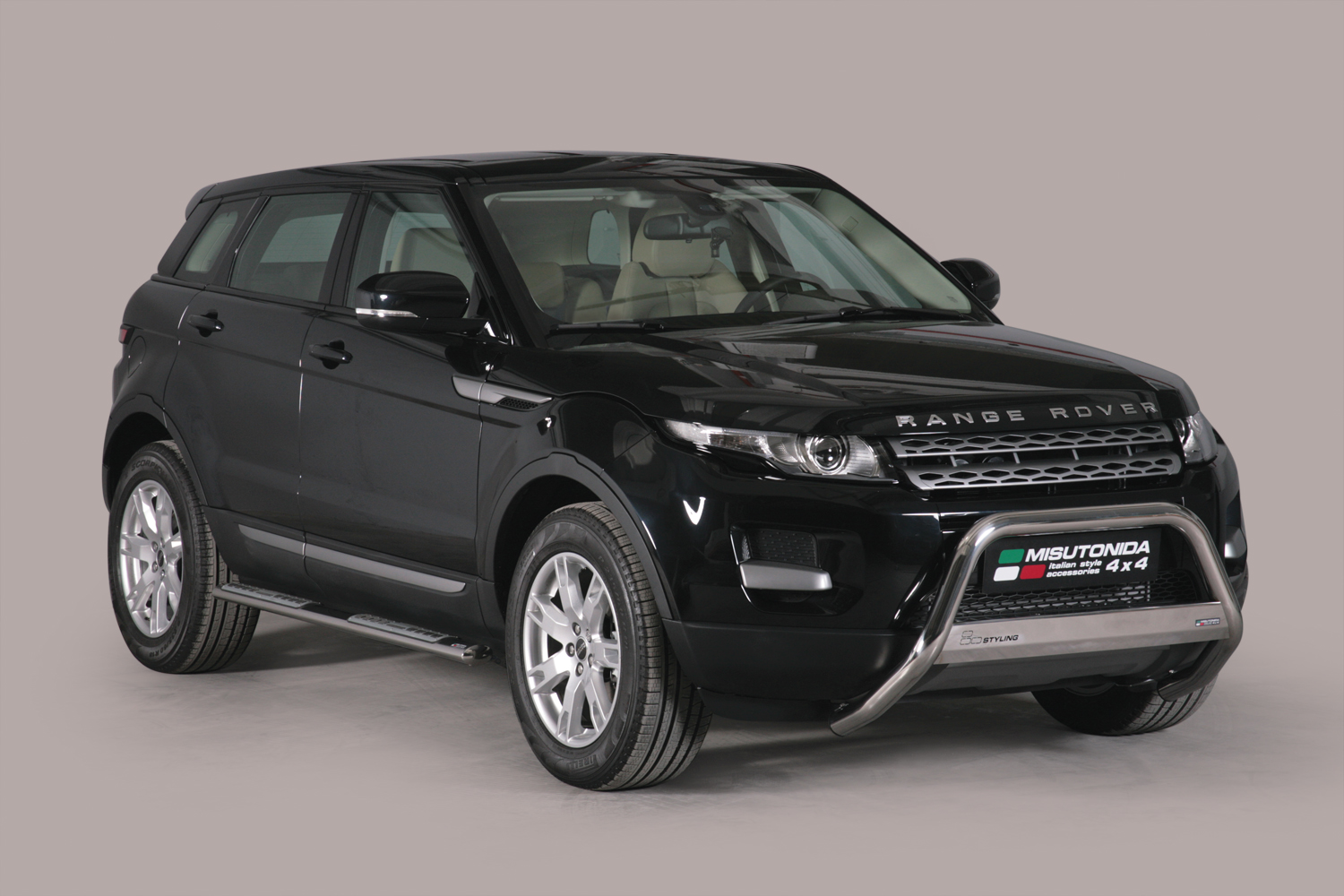 Tubes Marche Pieds Ovale Inox Design Range Rover Evoque 2012+