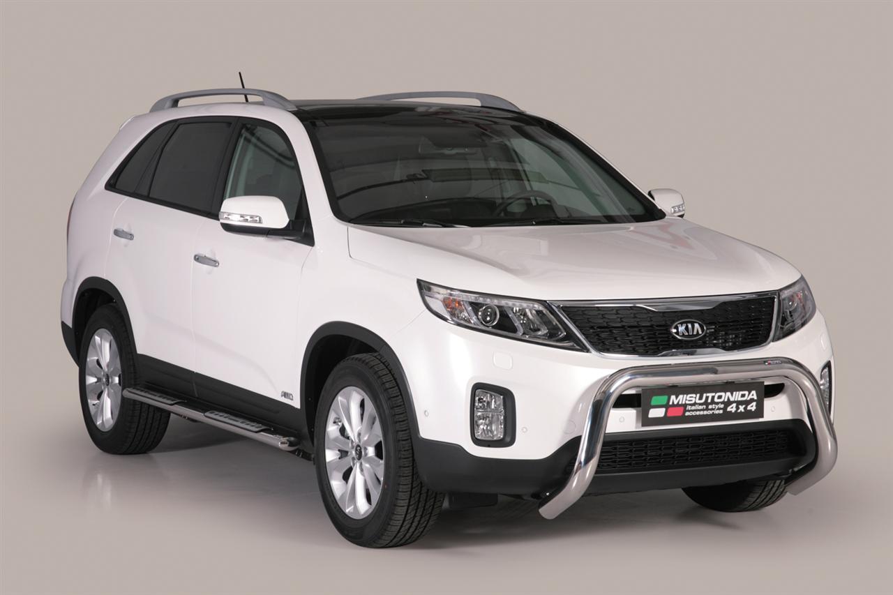 Tubes Marche Pieds Ovale Inox Design Kia Sorento 2013+