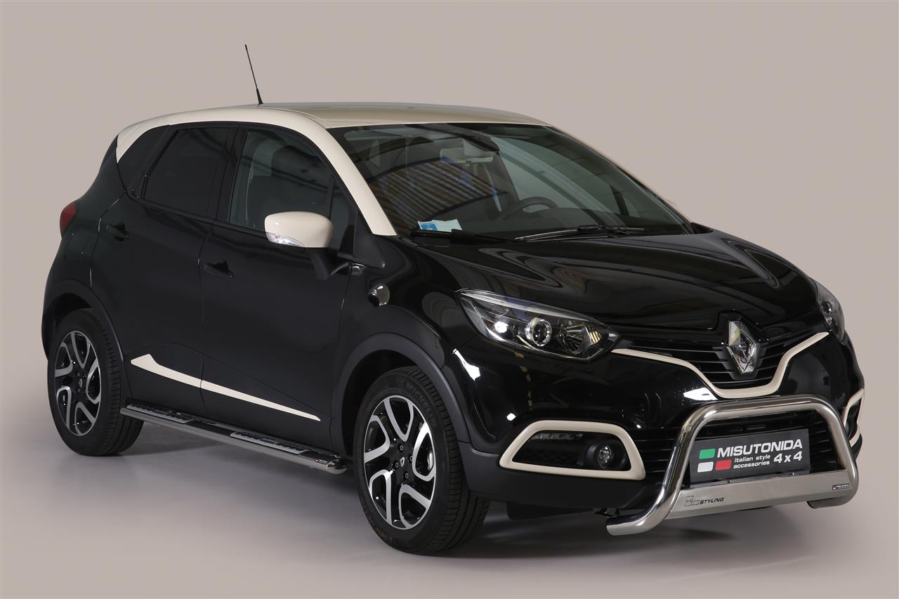 Tubes Marche Pieds Ovale Inox Design Renault Captur 2013+