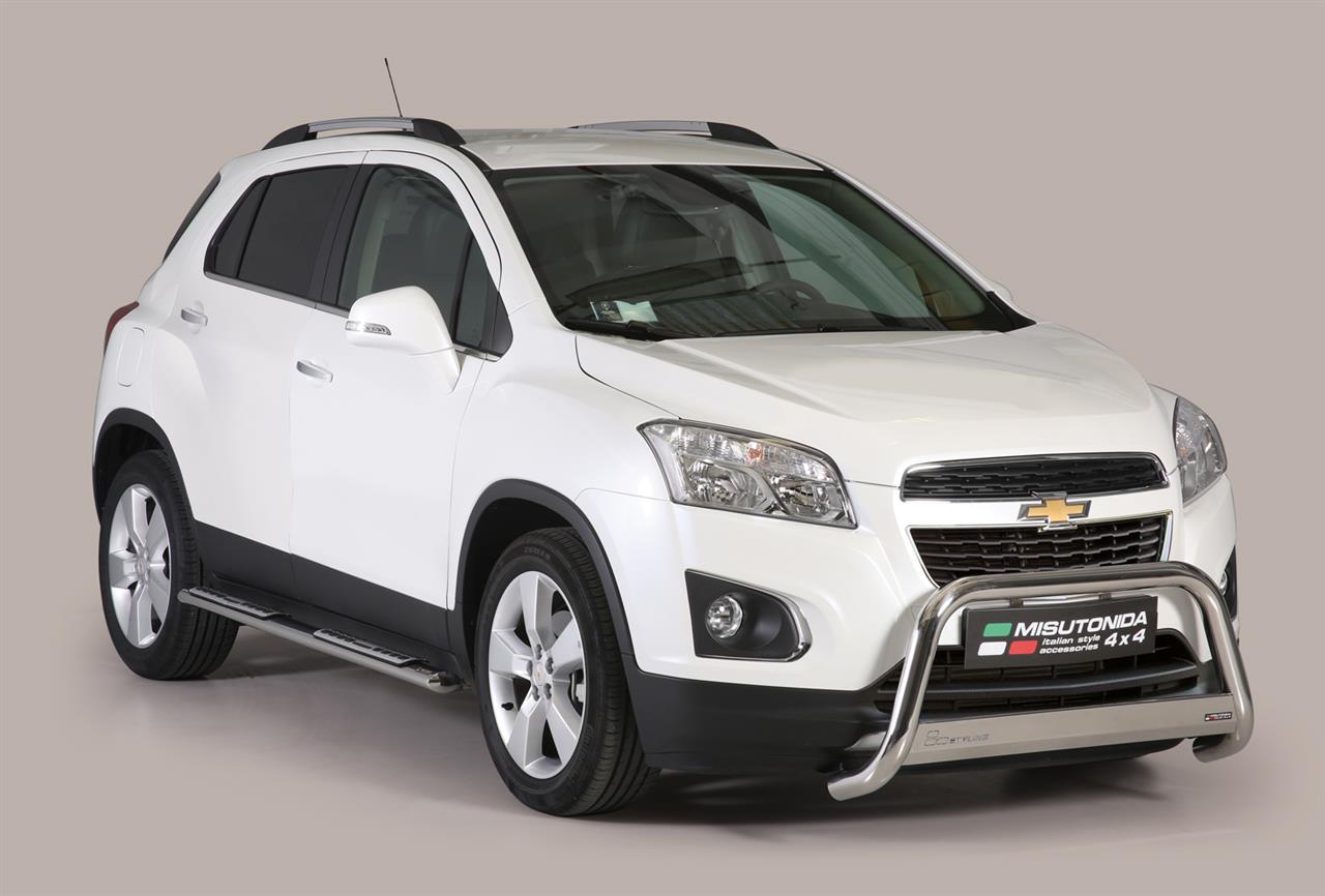 Tubes Marche Pieds Ovale Inox Design Chevrolet Trax 2013+