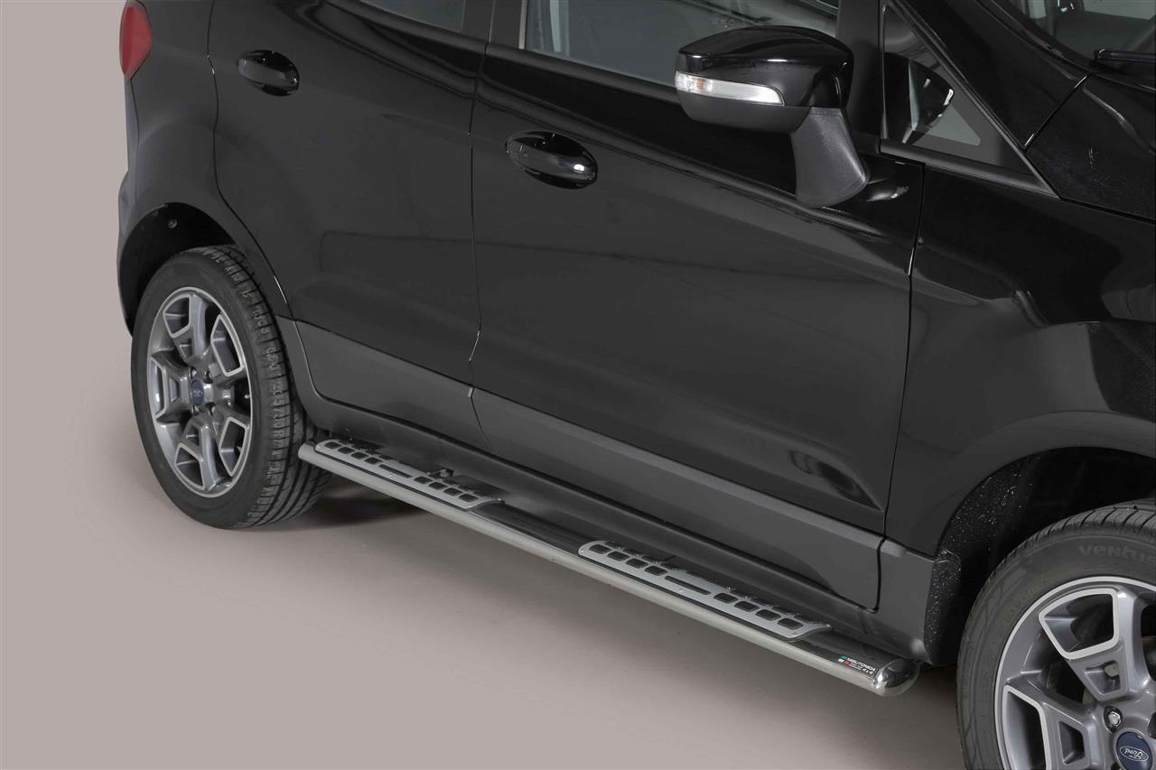 Tubes Marche Pieds Ovale Inox Design Ford Ecosport 2014+