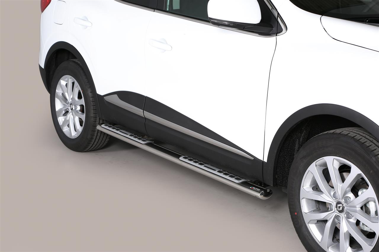 Tubes Marche Pieds Ovale Inox Design Renault Kadjar 2015+