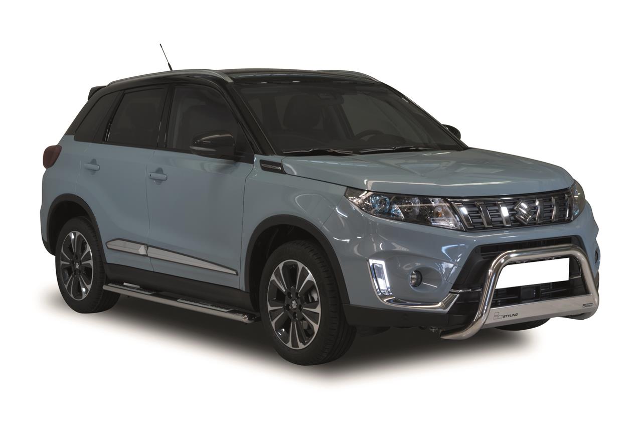 Tubes Marche Pieds Ovale Inox Design Suzuki Vitara 2019+
