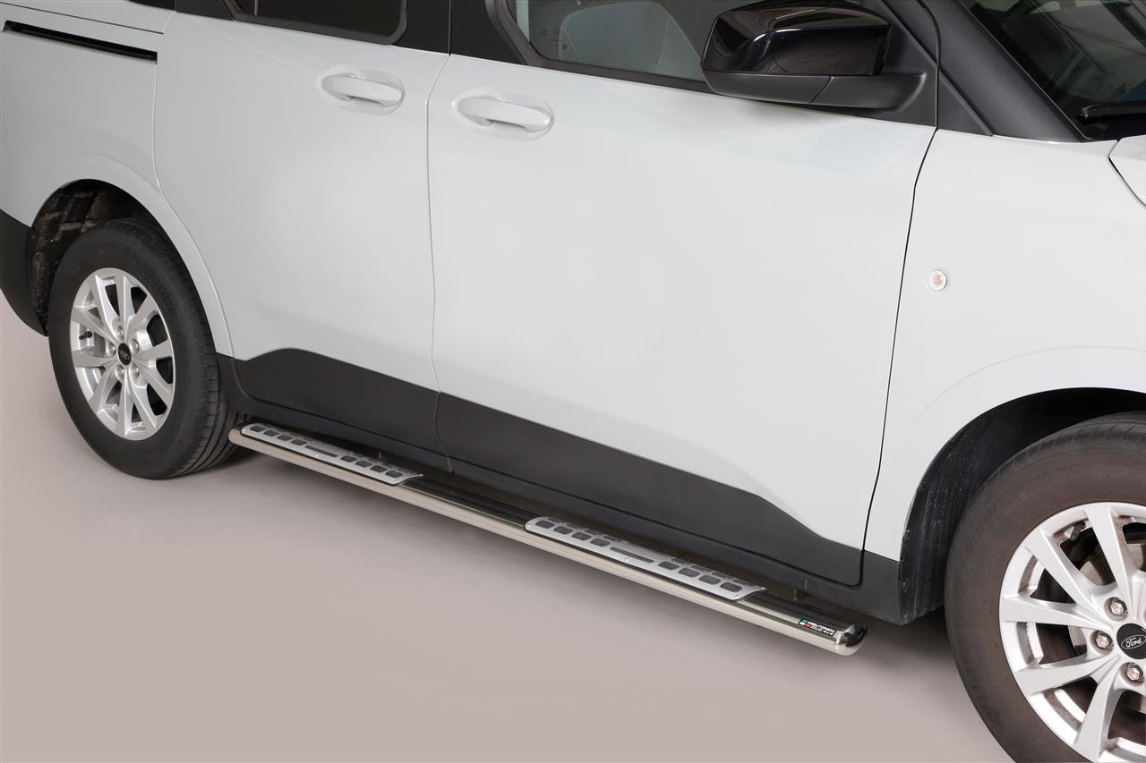 Tube Marchepieds Inox Ovale Ford Transit Tourneo Courier 2024+ L1