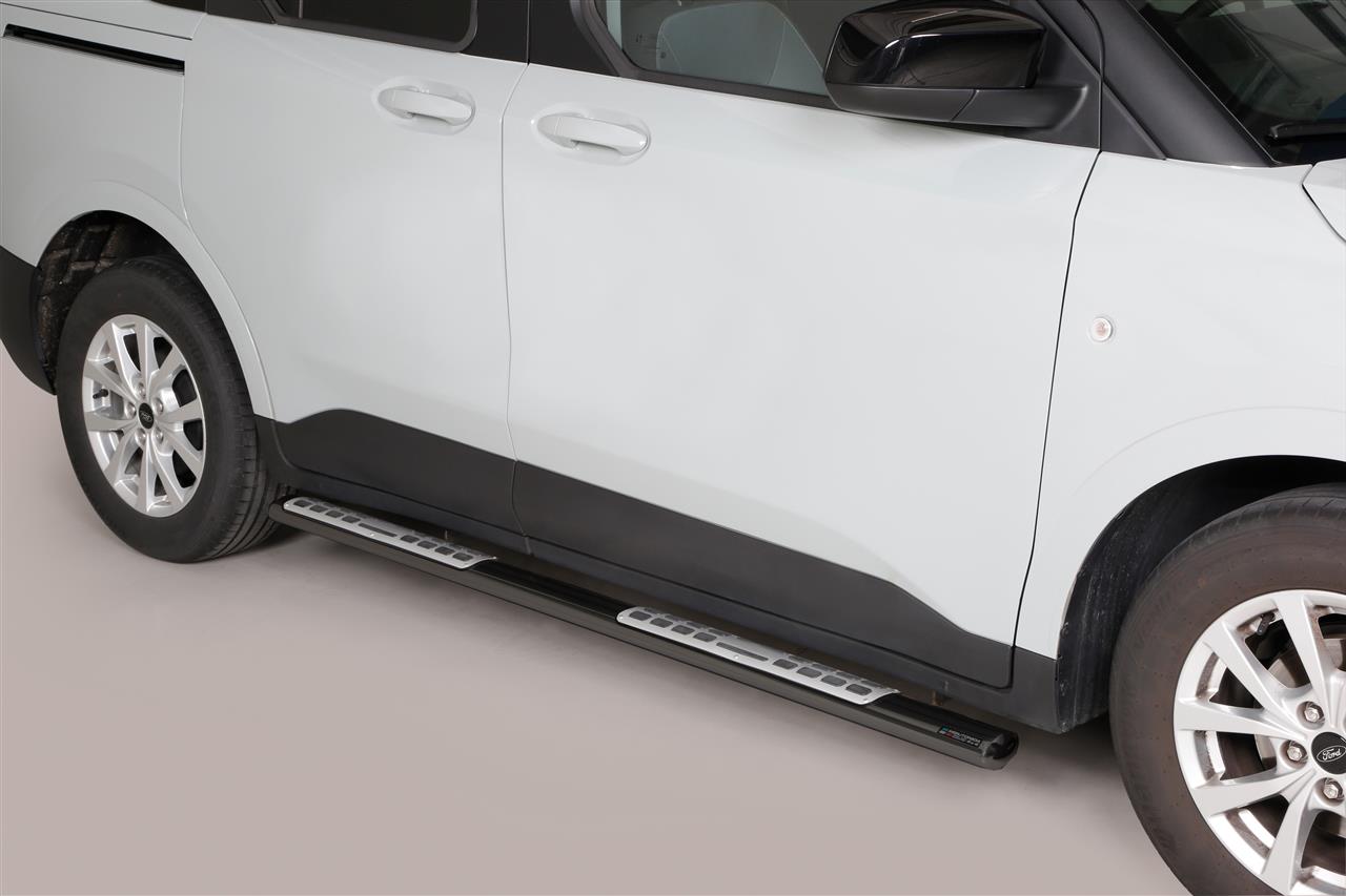 Tube Marchepieds Noir Ovale Ford Transit Tourneo Courier 2024+ L1