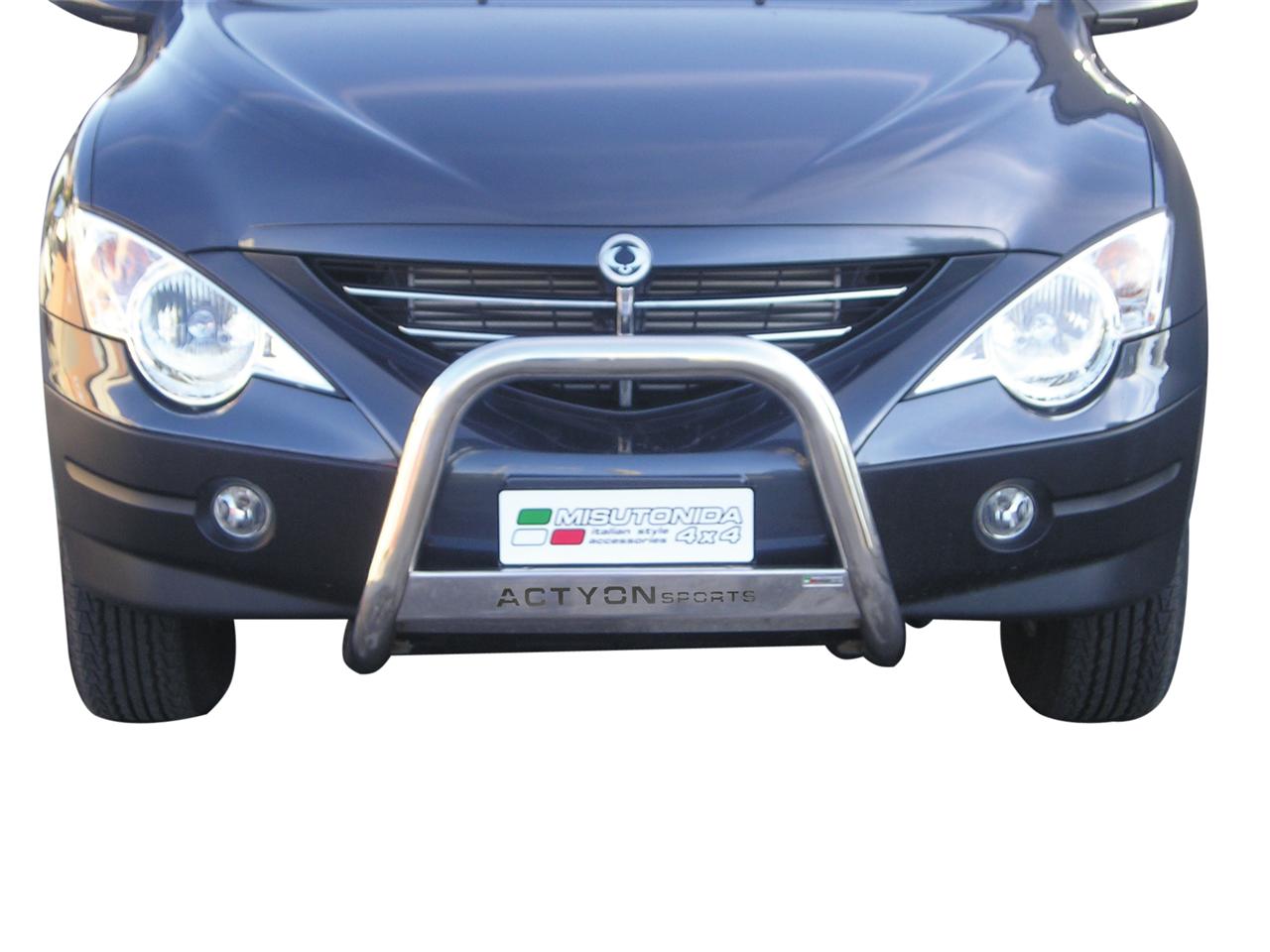 Pare Buffle Inox Ø63 Ssangyong Actyon Sport 2006+ Ce