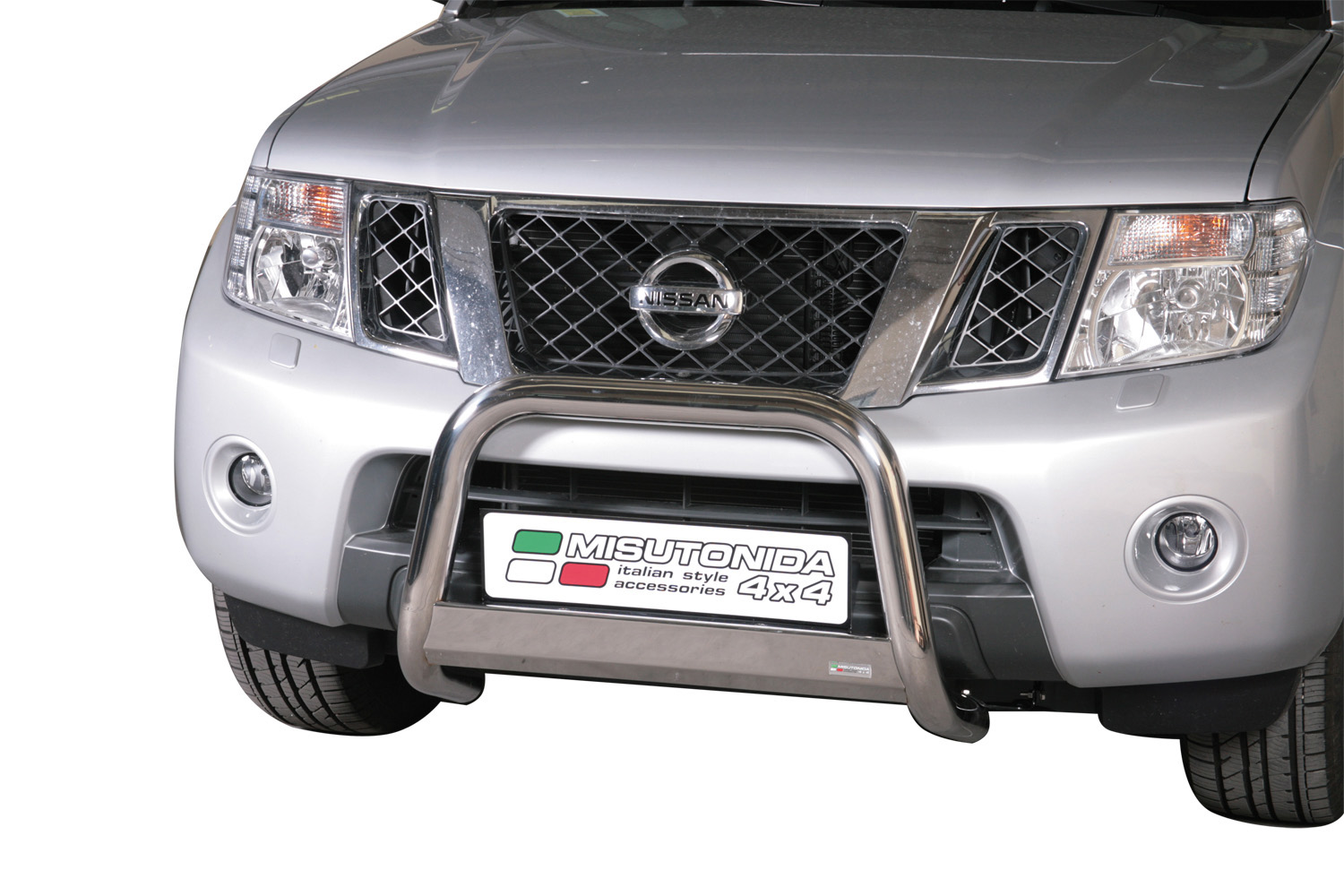 Pare Buffle Inox Ø63 Nissan Navara D40 05-2010 2010+ Ce Sauf V6