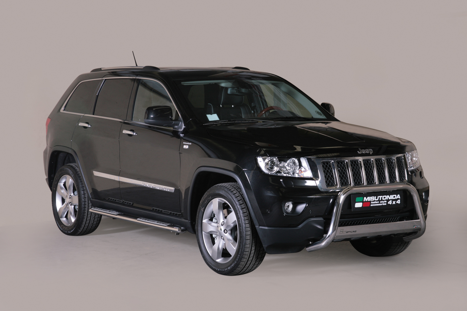 Pare Buffle Inox Ø63 Jeep Grand Cherokee 2011+ Non Compatible Avec Radars Avant