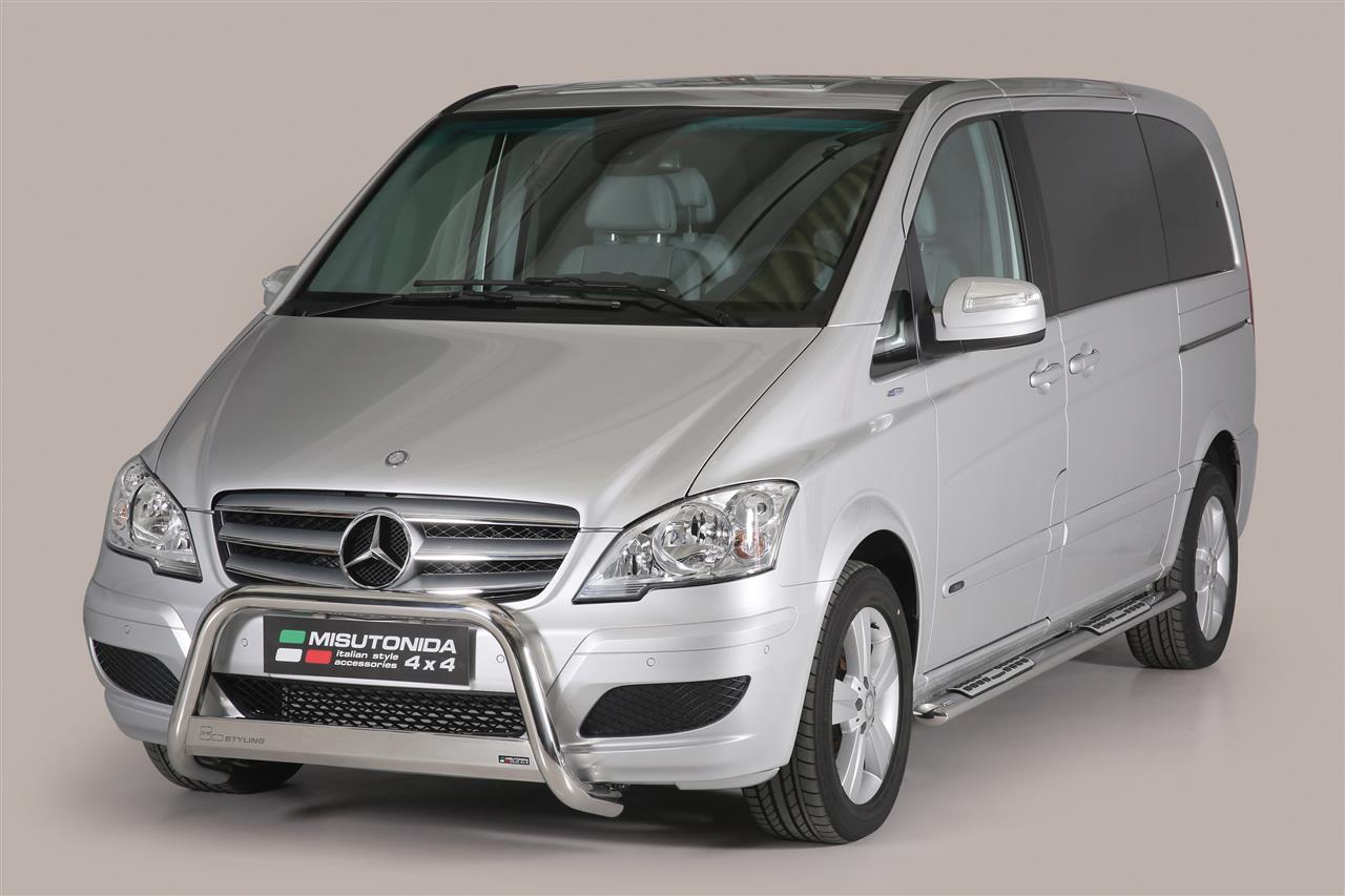 Pare Buffle Inox Ø63 Mercedes Vito/viano 2010/2015 Ce