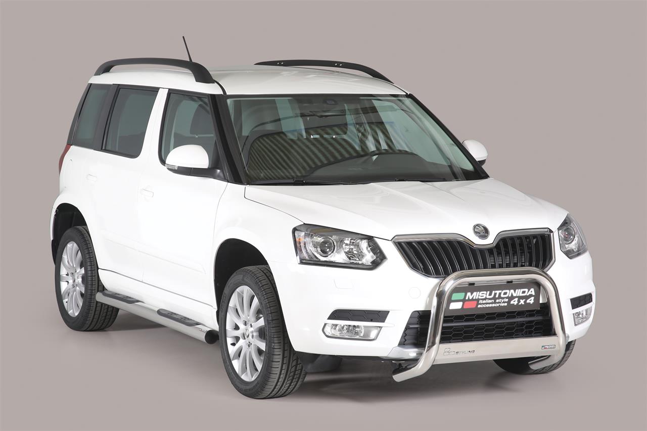Pare Buflle Inox Ø63 Skoda Yeti 4X4 2014/2017 Ce