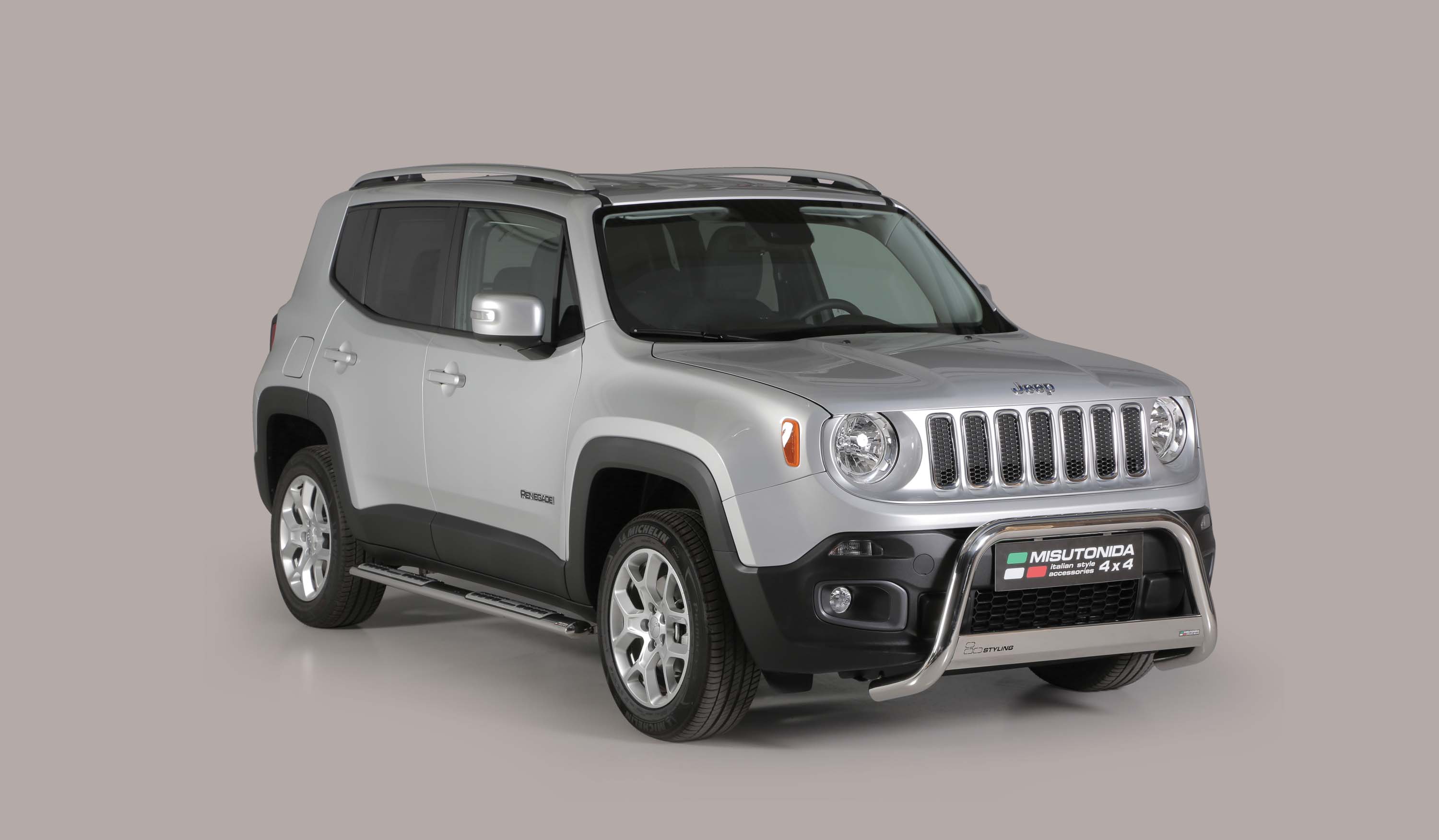 Pare Buffle Noir Ø 63 Noir Jeep Renegade 2014/2017 Ce