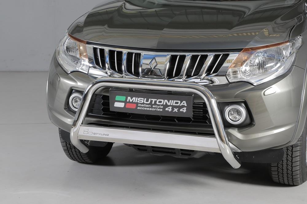 Pare Buffle Inox Ø63 Mitsubishi L200 2016/2019 Ce