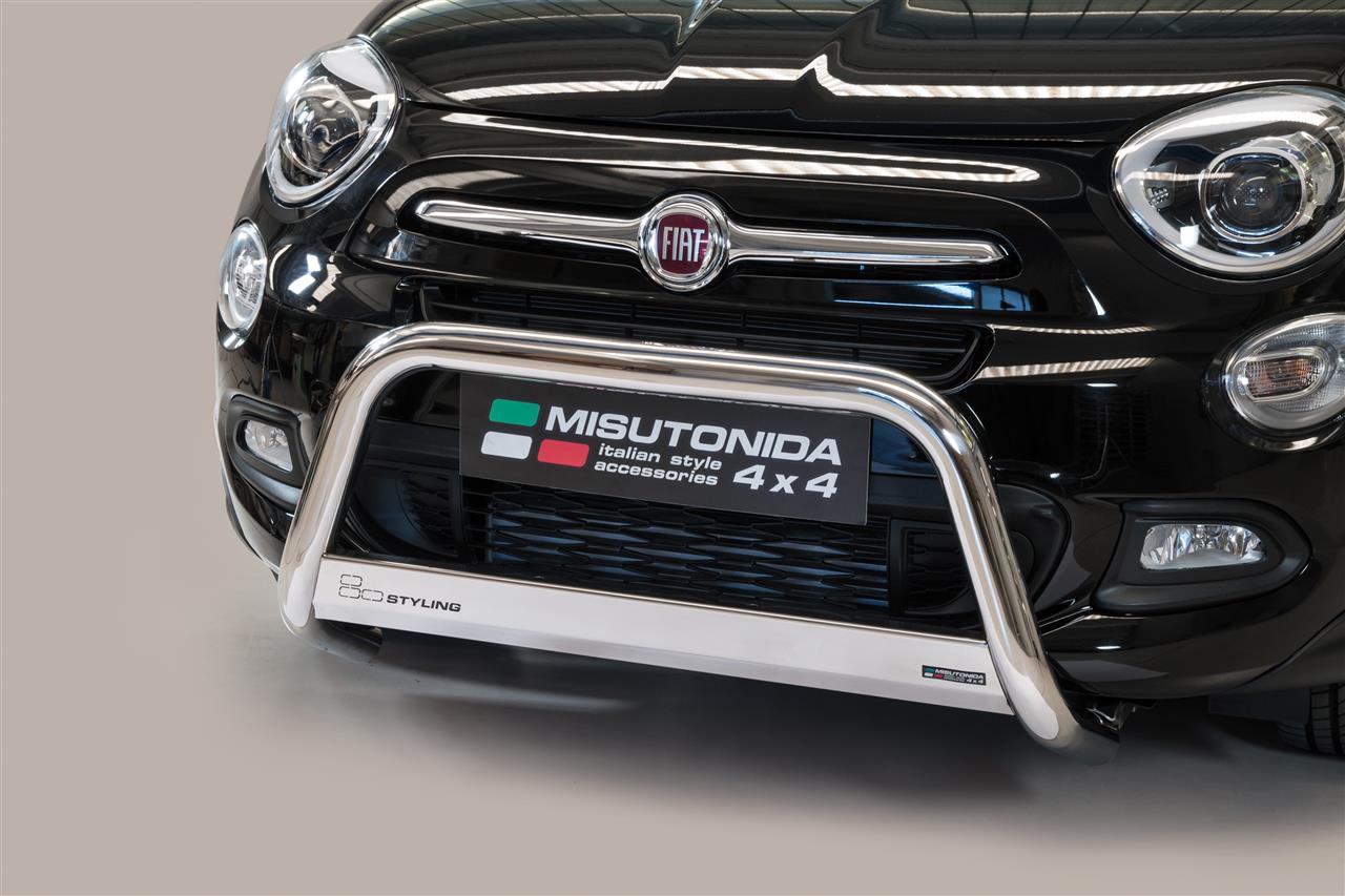 Pare Buffle Inox Ø63 Fiat 500 X 2015+ Ce