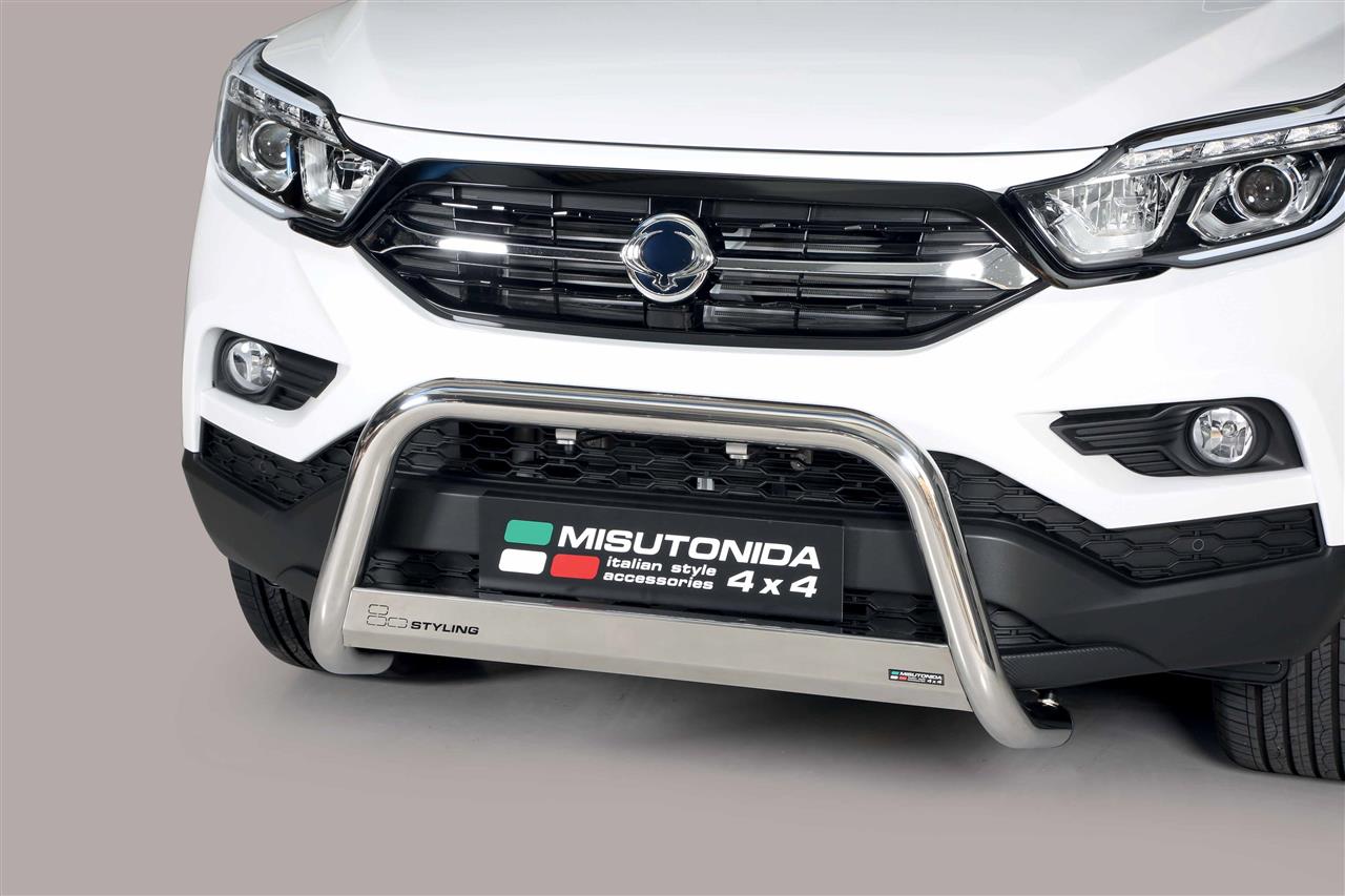 Pare Buffle Inox Ø63 Ssangyong Musso Sports 2018+ Ce