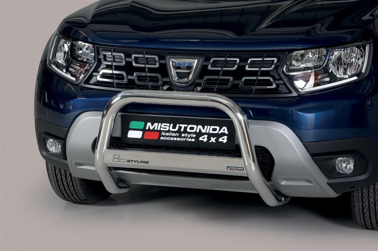 Pare Buffle Bar Inox Ø 63 Dacia Duster 2018/2020 Ce