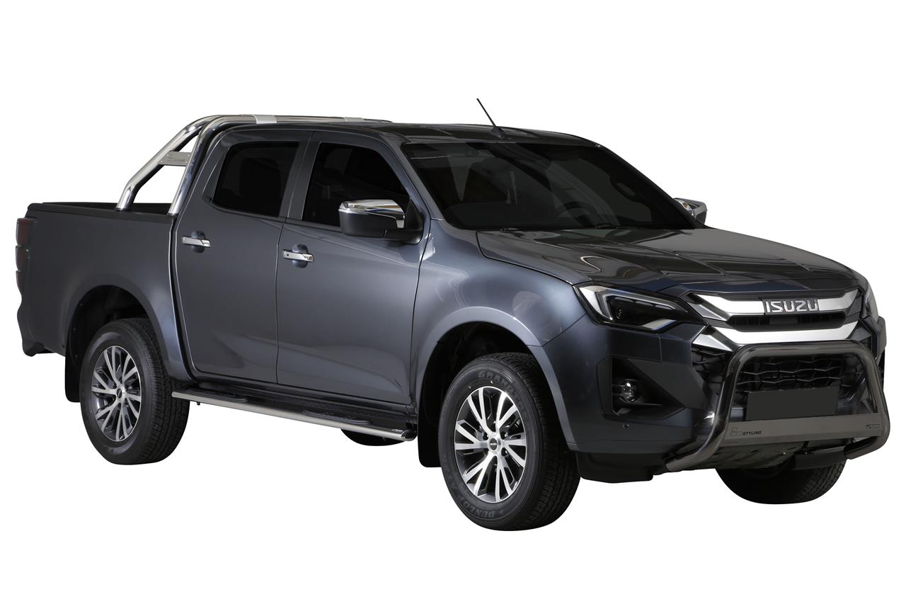Pare Buffle Inox Noir Ø 63 Isuzu Dmax 2024+ Certificat Européen