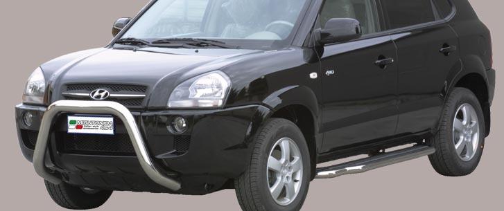 Pare Buffle Inox Ø76 Hyundai Tucson 2004+ Ce (Super Bar)