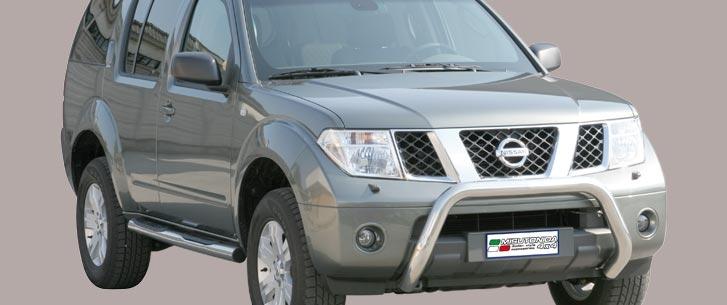 Pare Buffle Inox Ø76 Nissan Pathfinder 2005/2011 Ce (Super Bar)