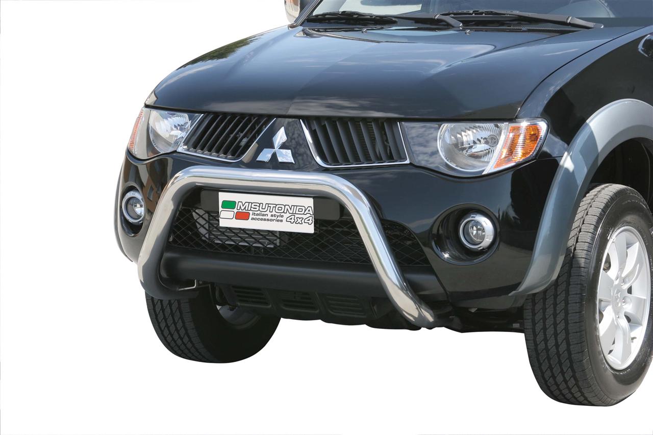 Pare Buffle Inox Ø76 Mitsubishi L200 2006/2009 Ce (Super Bar)