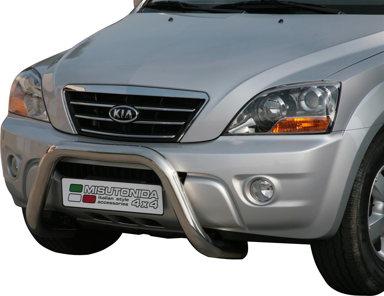 Pare Buffle Inox Ø76 Kia Sorento 2006/2009 Ce (Super Bar)