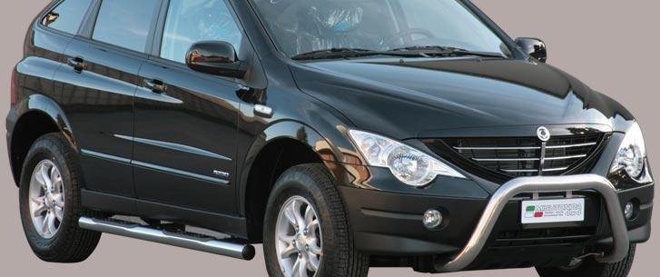 Pare Buffle Inox Ø76 Ssangyong Actyon 2006+ Ce (Super Bar)