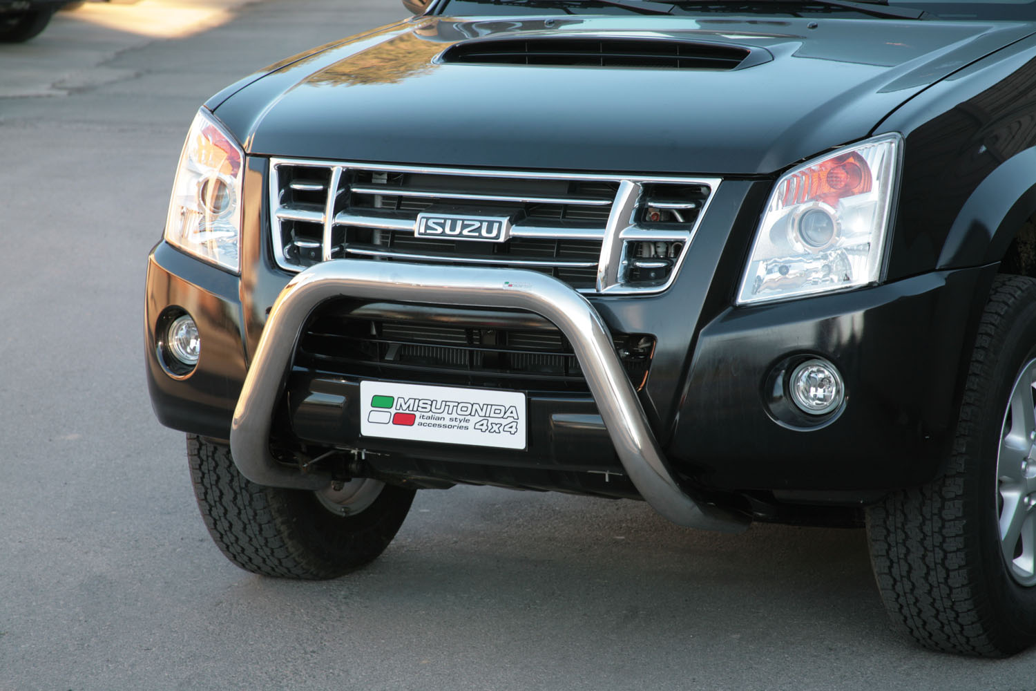 Pare Buffle Inox Ø76 Isuzu Dmax 2007/2011 Ce (Super Bar)