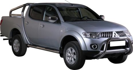 Pare Buffle Inox Ø76 Mitsubishi L200 2010+ Ce (Super Bar)