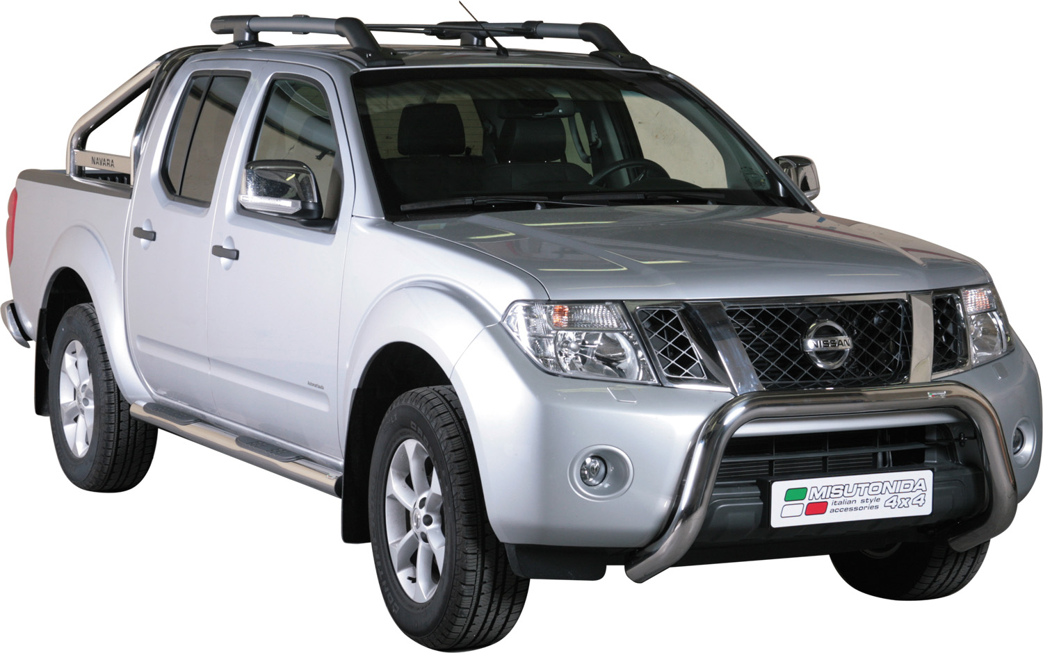Pare Buffle Inox Ø76 Nissan Navara D40/pathfinder 2010+ V6 Ce (Super Bar)