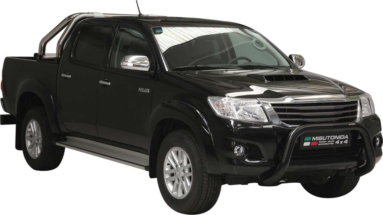 Pare Buffle Noir Ø76 Nissan Navara D40/pathfinder V6 2010/2015 Ce (Super Bar)