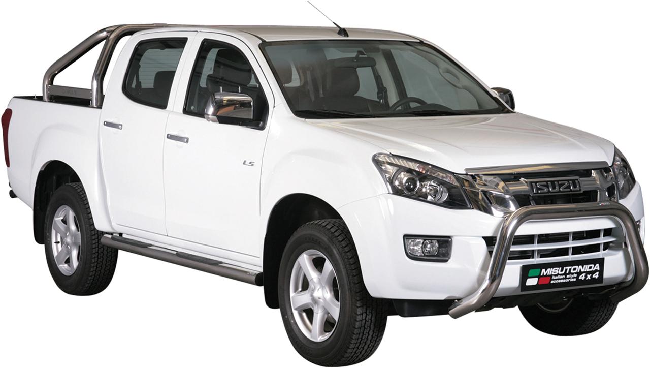 Pare Buffle Inox Ø76 Isuzu Dmax 2012/2020 Ce (Super Bar)
