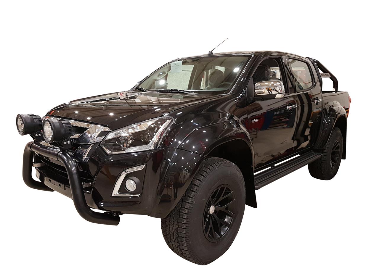 Pare Buffle Noir Ø76 Isuzu Dmax 2012/2020 Ce (Super Bar)