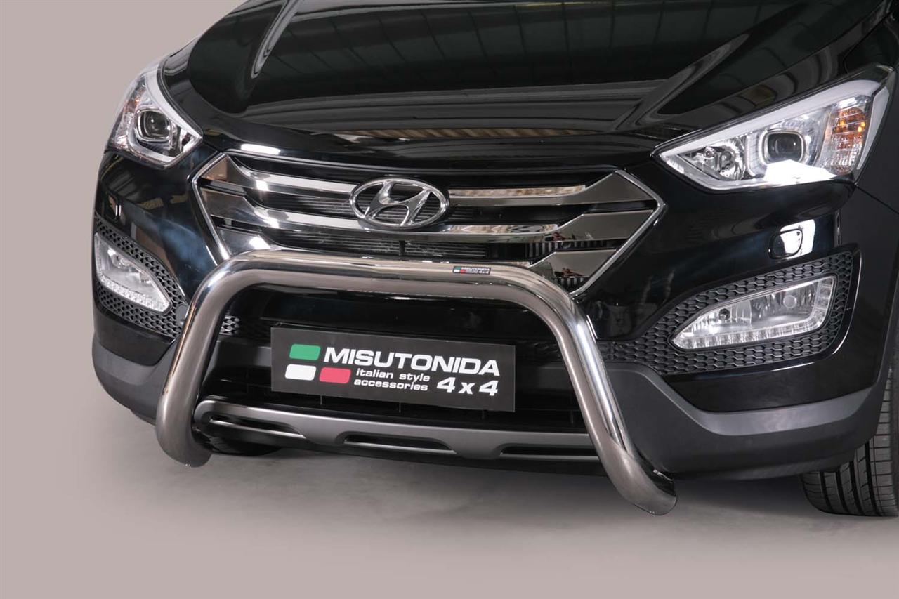 Pare Buffle Inox Ø76 Hyundai Santa Fe 2012+ Ce (Super Bar)