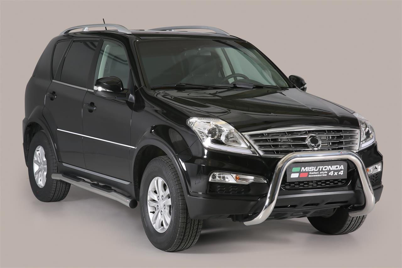 Pare Buffle Inox Ø76 Ssangyong Rexton W 2013+ Ce (Super Bar)
