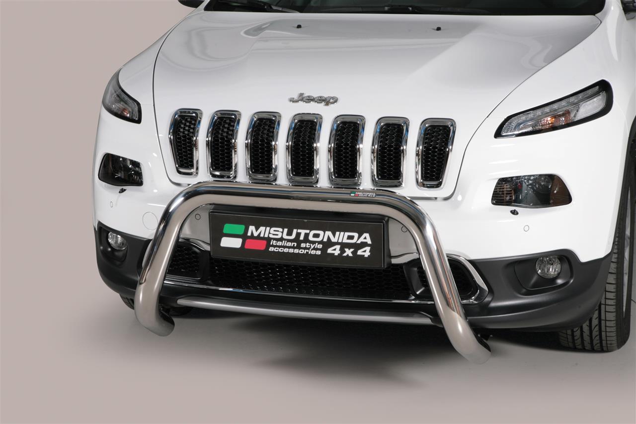 Pare Buffle Inox Ø76 Jeep Cherokee 2015+ Ce (Super Bar)