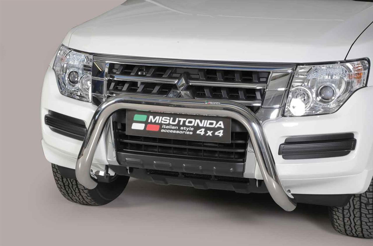 Pare Buffle Inox Ø76 Mitsubishi Pajero 2015+ Ce (Super Bar)