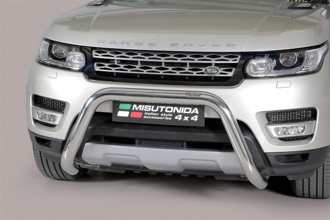 Pare Buffle Inox Ø76 Landrover Range Rover Sport 2014+ Ce (Super Bar)