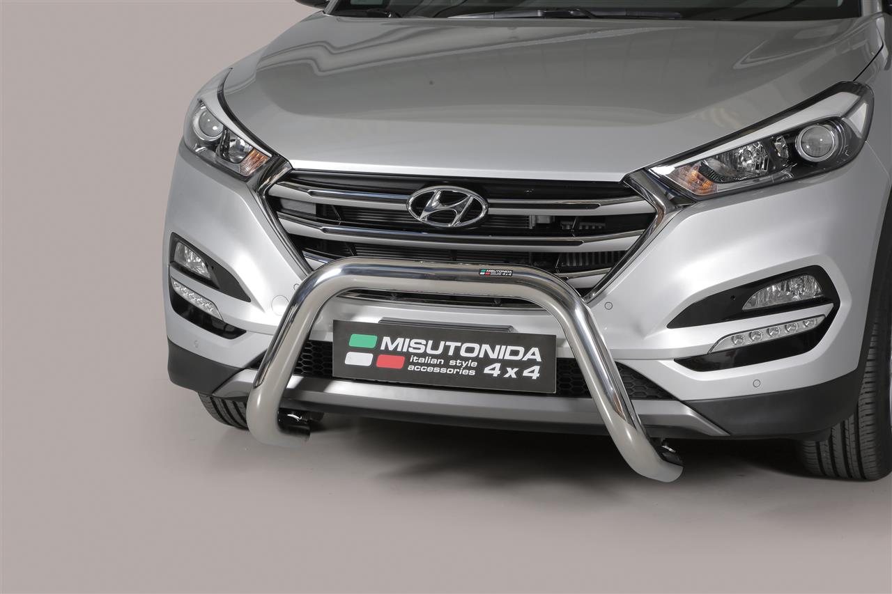 Pare Buffle Inox Ø76 Hyundai Tucson 2015+ Ce (Super Bar)