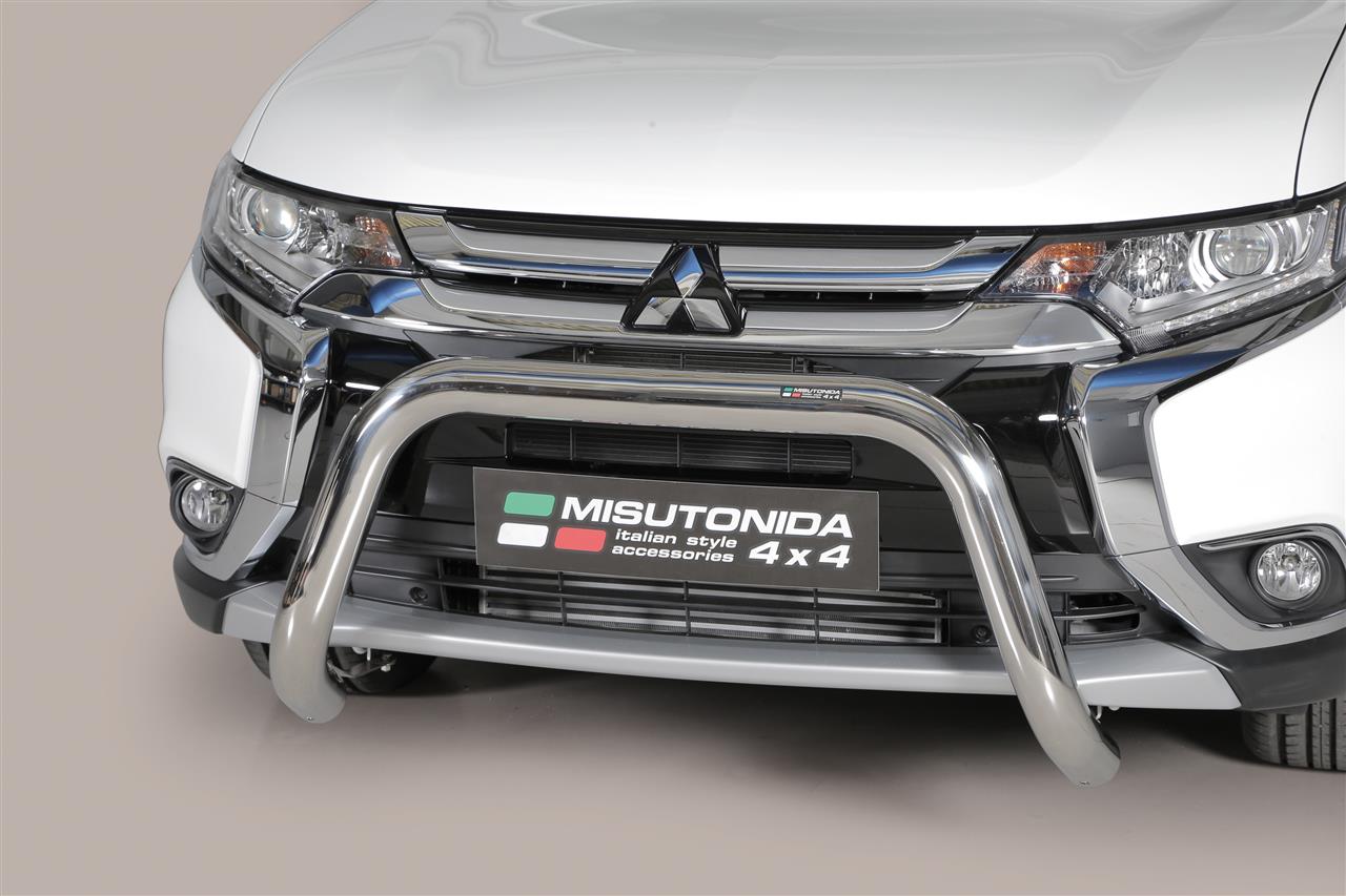 Pare Buffle Inox Ø76 Mitsubishi Outlander 2015+ Ce (Super Bar)