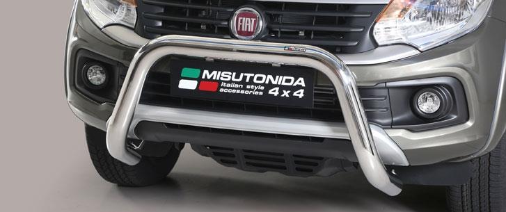 Pare Buffle Inox Ø76 Fiat Fullback 2016+ Ce (Super Bar)