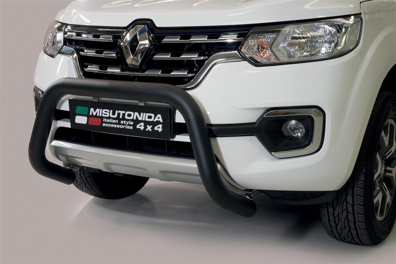 Pare Buffle Noir Ø76 Renault Alaskan 2017+ Ce (Super Bar)
